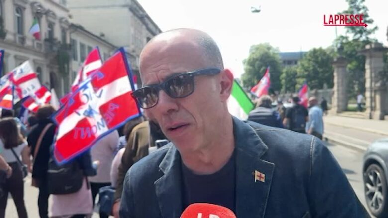 Milano, Romeo (Lega) a corteo Patrioti: “Remigration è un’invenzione giornalistica”