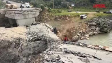 Libano, l'esercito e i civili cercano di sostituire i ponti distrutti dagli attacchi di Israele
