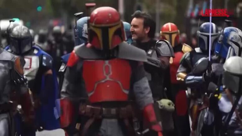 Cile, 500 fan trasformano Santiago in una galassia di Star Wars