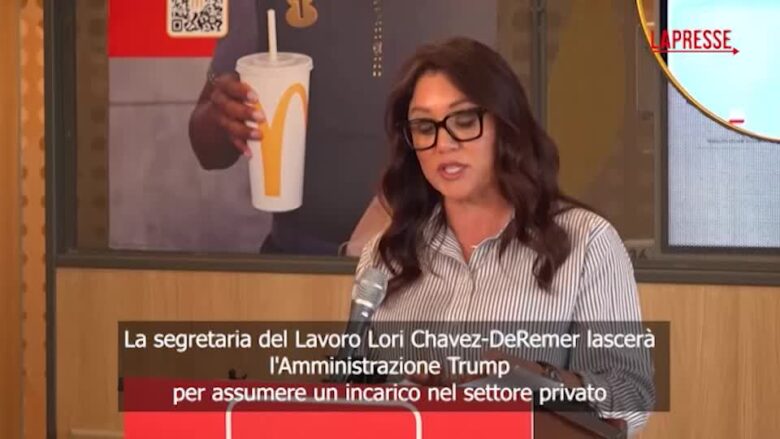 Usa, Lori Chavez-DeRemer lascia l'amministrazione Trump