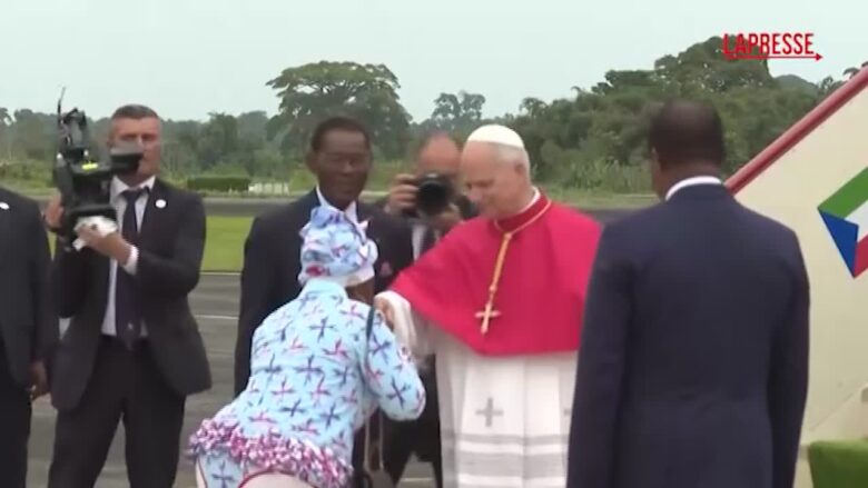 Papa Leone XIV arriva in Guinea Equatoriale