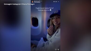 Chiara Ferragni, temporale in volo: "Mai visto nulla di simile da un aereo"