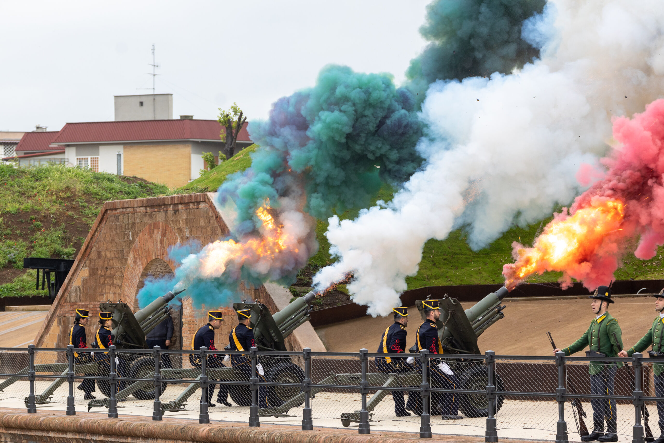 Roma, riapre il Forte Aurelia dopo dieci anni: l’inaugurazione in 10 foto