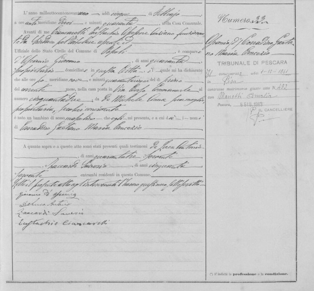 La Vespa compie 80 anni: online il certificato di nascita di Corradino D’Ascanio