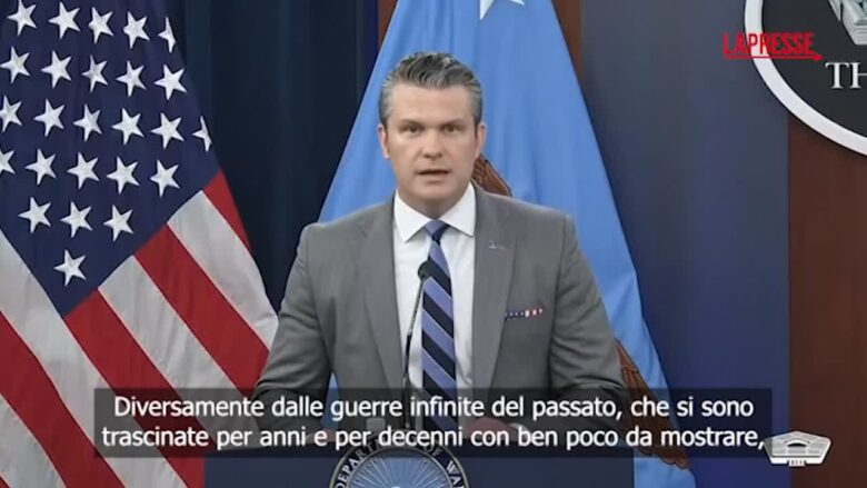 Iran, Hegseth: "La guerra è un dono per il mondo"