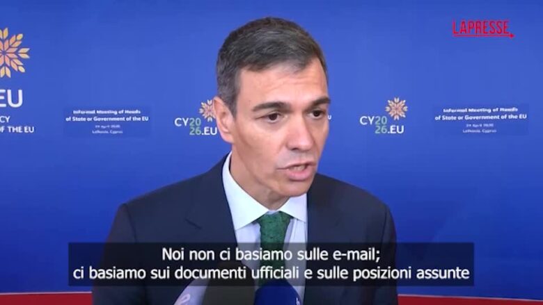 Nato, Sanchez: "Sospensione della Spagna? Ci atteniamo a documenti ufficiali"