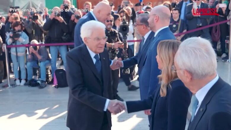 25 Aprile, Mattarella e Meloni all’Altare della Patria