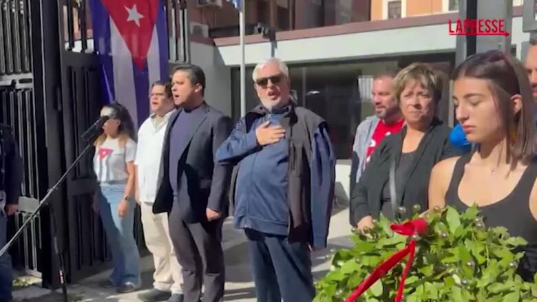 25 Aprile, consegnata corona d'alloro ad ambasciata cubana