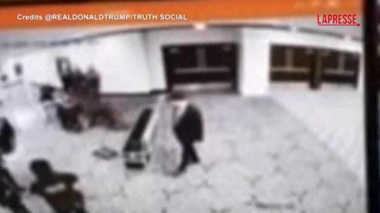 Spari alla cena dei giornalisti con Trump, il video del sospettato che fugge