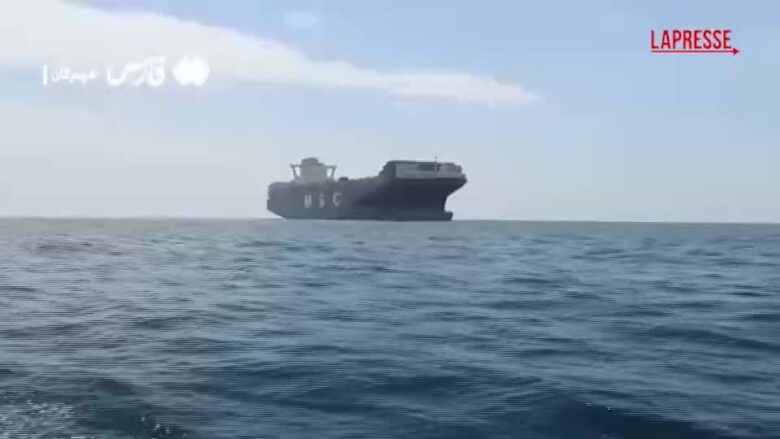 Iran, in un video le navi MSC nello Stretto di Hormuz
