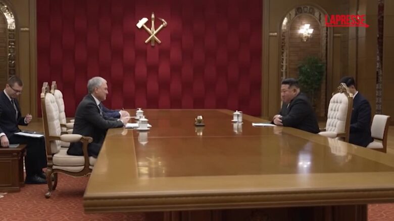 Corea del Nord, Kim Jong-Un accoglie presidente Duma russa Volodin