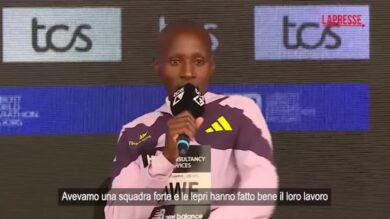 Record Maratona di Londra, Sabastian Sawe: "Merito della squadra e delle lepri"