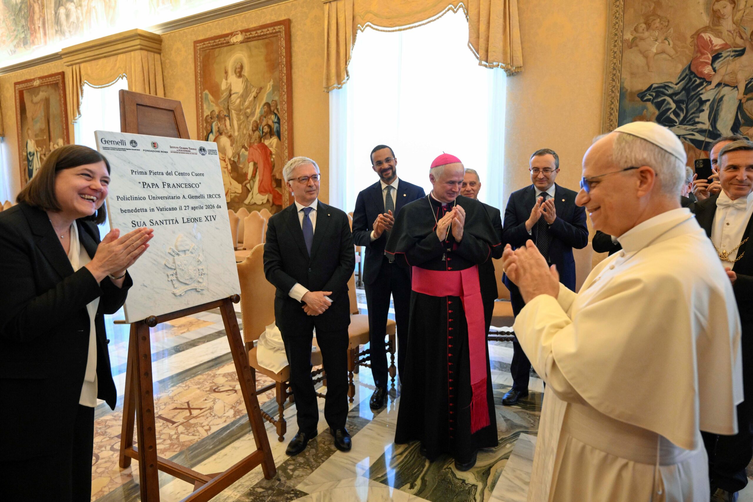 Centro Cuore del Gemelli, la benedizione di Papa Leone