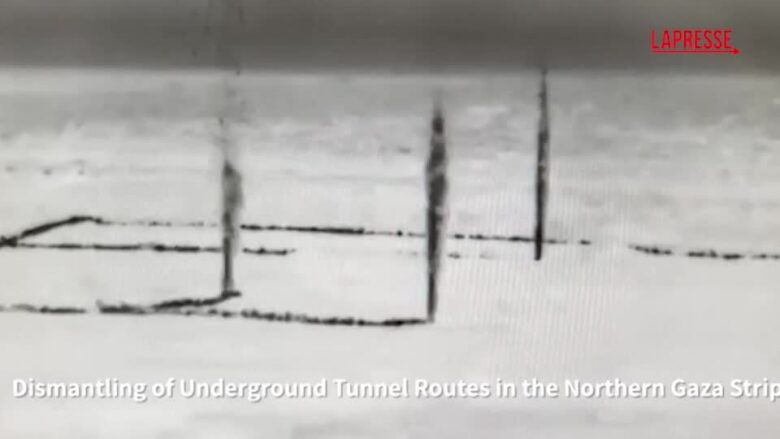 Israele, Idf: "Smantellata rete di tunnel nella Striscia di Gaza lunga 14 km"