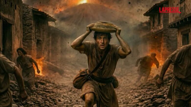 Pompei, i ricercatori creano un'immagine di un uomo in fuga dall'eruzione con l'intelligenza artificiale