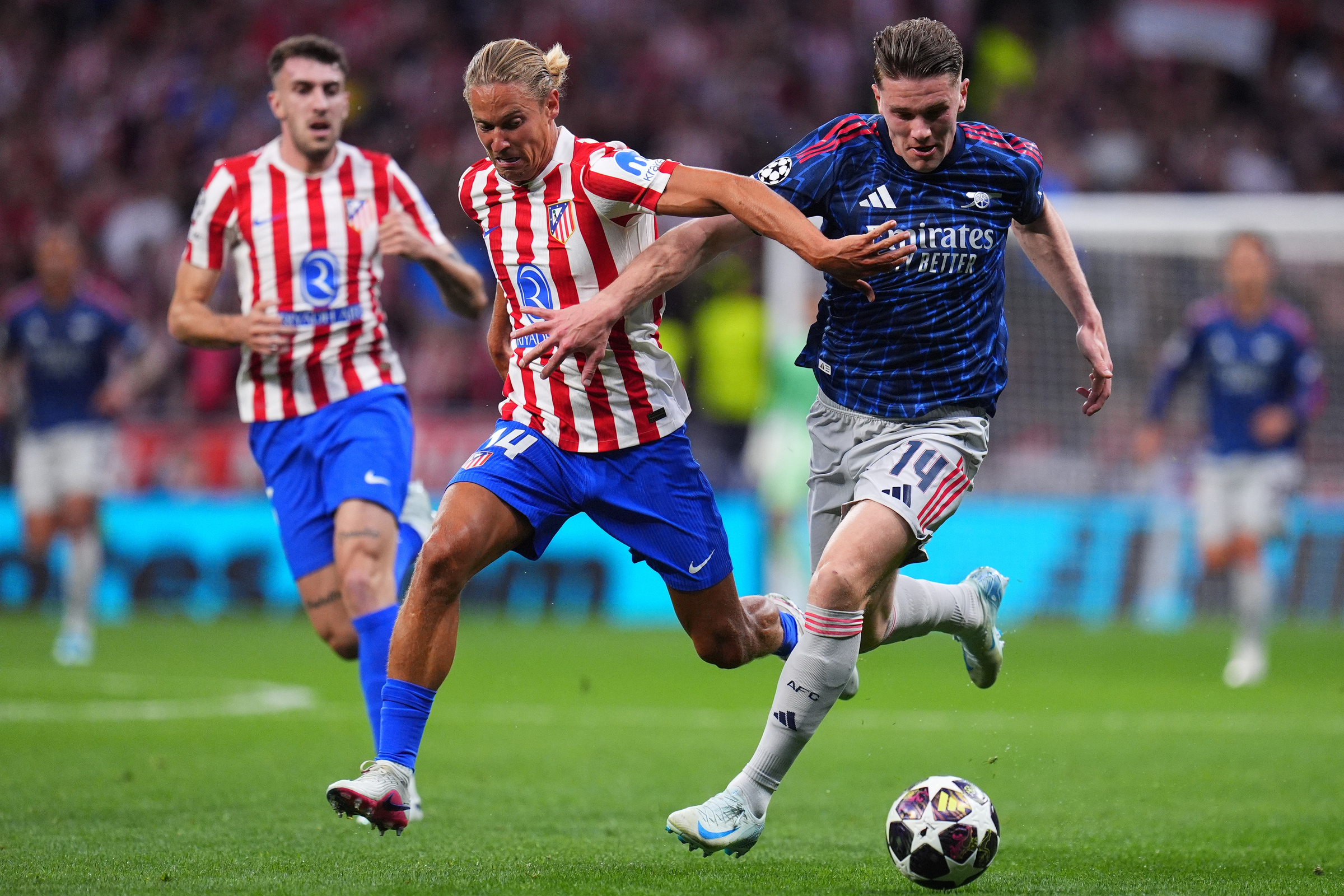 Champions League, finisce 1-1 la semifinale d’andata tra Atletico Madrid e Arsenal