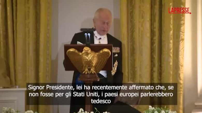 Usa, le migliori battute in humour inglese di Re Carlo alla Casa Bianca