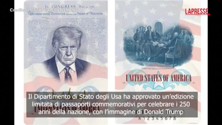 Usa, i nuovi passaporti con l'immagine di Trump: il primo presidente vivente a comparire su un documento ufficiale di viaggio