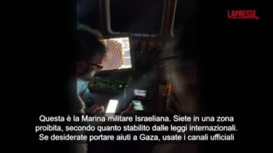 Gaza, Flotilla: "Nostre navi fermate da motoscafi Israele"