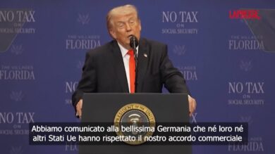 Dazi, Trump: "Ue non ha rispettato accordi, aumenteremo le tariffe sulle auto del 25%"