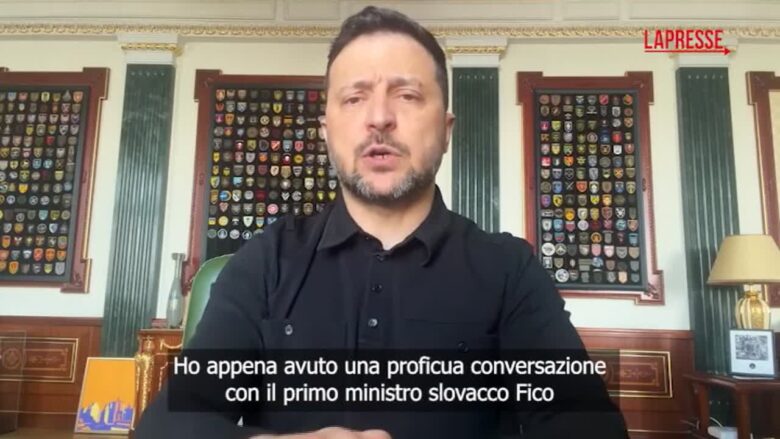Ucraina, Zelensky sente Fico: "Apprezziamo che la Slovacchia abbia adottato misure pro Kiev"
