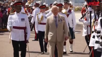 Carlo III a Bermuda per la sua prima visita da re in un territorio britannico d’oltremare