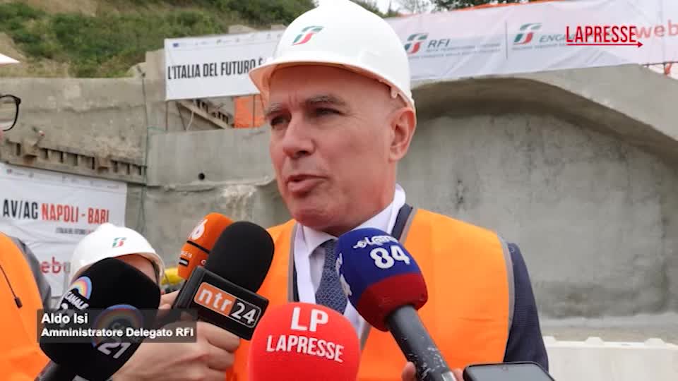 AV Napoli-Bari, abbattuto l'ultimo diaframma della Galleria Rocchetta