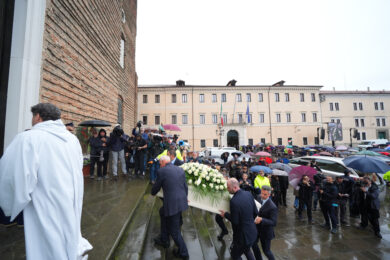 Funerali di Alex Zanardi presso la Basilica di Santa Giustina, Padova, 5 maggio 2026 (Photo Claudio Furlan/LaPresse)