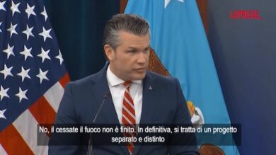 Iran, Hegseth: "Il cessate il fuoco non è finito"