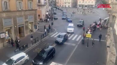 Rubio in Vaticano, la scorta del segretario di Stato Usa sfila nel centro di Roma