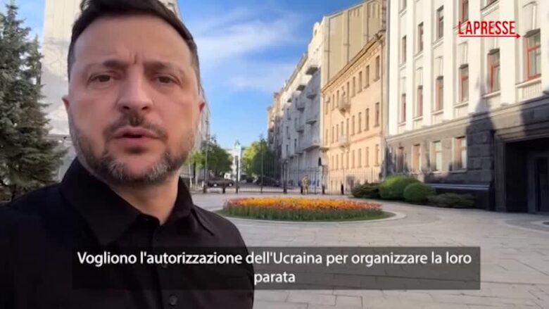 Ucraina, Zelensky avverte gli alleati di Mosca: “Non andate alla parata del 9 maggio”