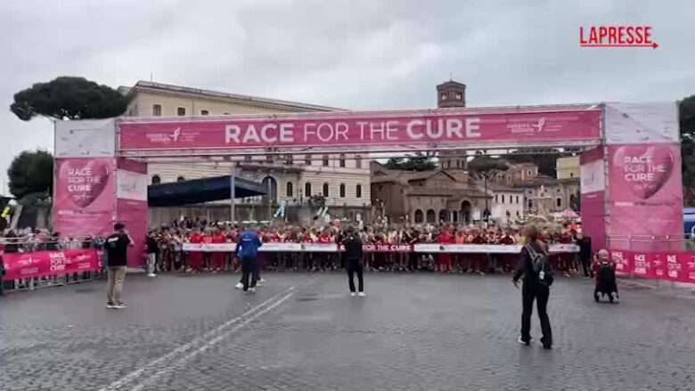 Race for The Cure 2026, marea umana a Roma per la lotta al tumore al seno