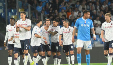 Serie A, Napoli-Bologna 2-3: passo falso per Conte. Non è ancora Champions
