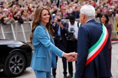 Visita della principessa del Galles Kate Middleton a Reggio Emilia (Photo Claudio Furlan/LaPresse)