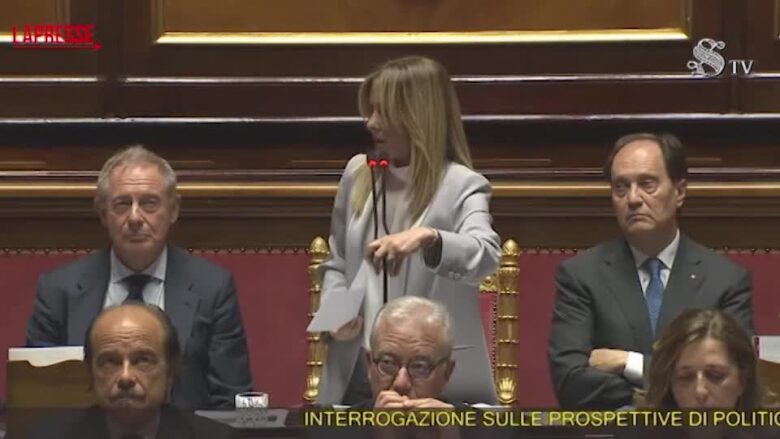 Governo, Meloni in Senato: "Si invoca mia presenza in Aula ma poi solo accuse e insulti"