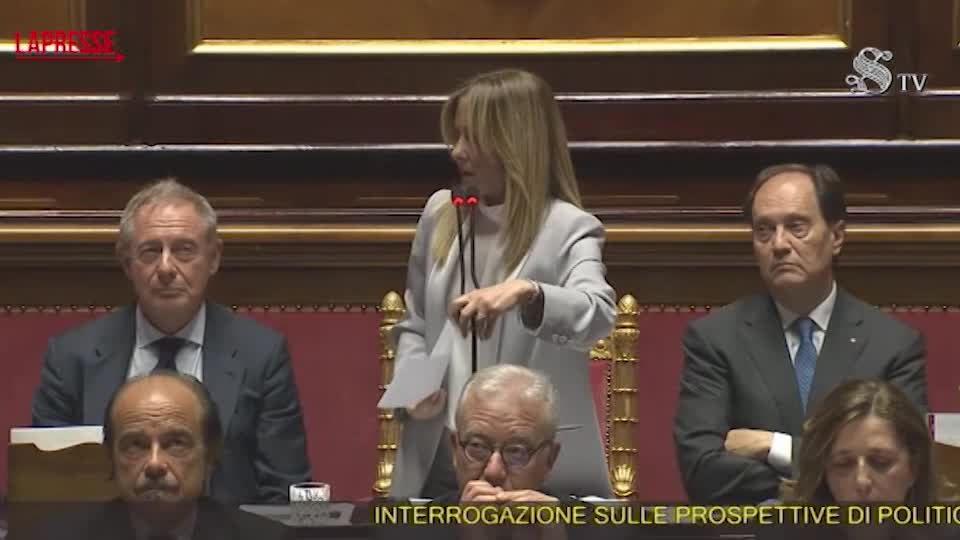 Governo, Meloni in Senato: "Si invoca mia presenza in Aula ma poi solo accuse e insulti"