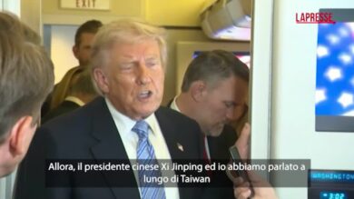 Taiwan, Trump dopo il vertice con Xi: “Nessun rischio di guerra con la Cina”