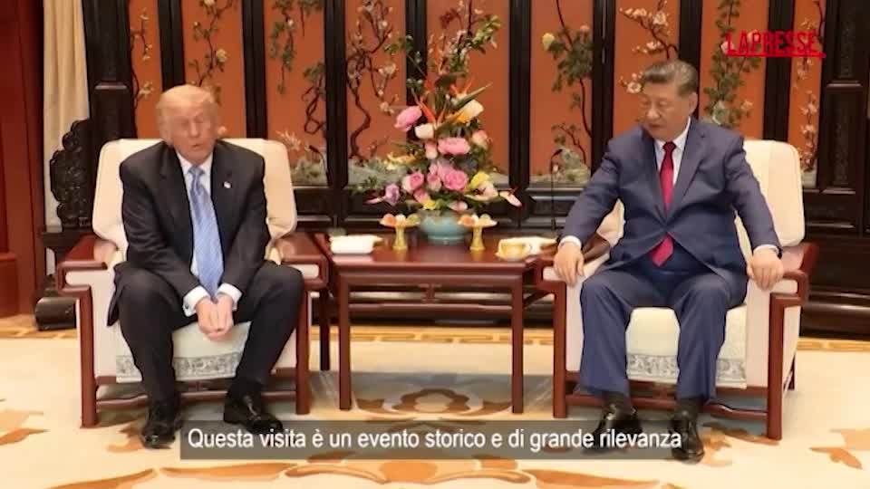 trump in cina xi una visita storica che segna una svolta da Lapresse.it trump in cina xi una visita storica che segna una svolta