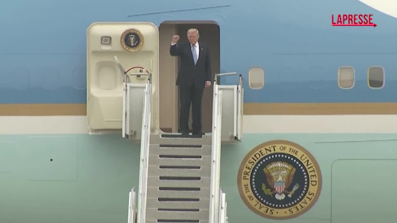 trump in cina il presidente usa sale sull air force one per tornare a washington da Lapresse.it trump in cina il presidente usa sale sull air force one per tornare a washington