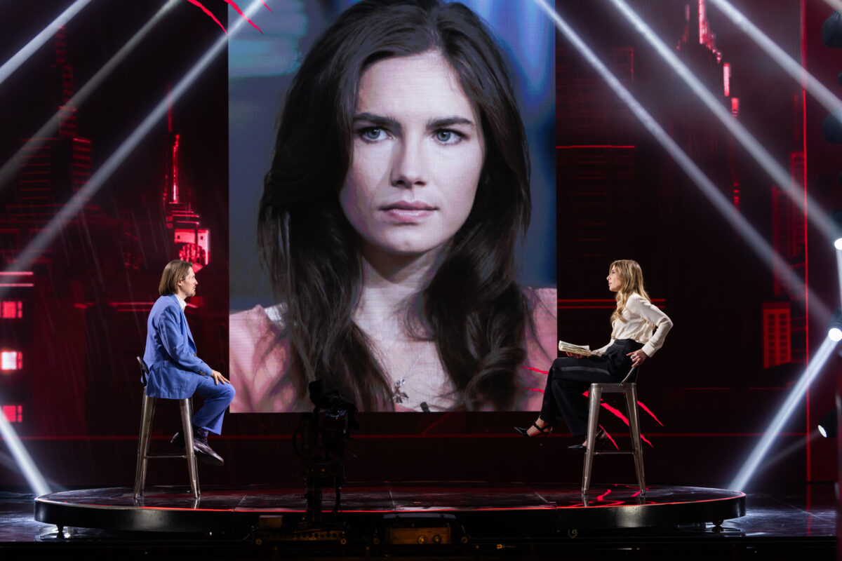 Belve Crime, Francesca Fagnani intervista Raffaele Sollecito