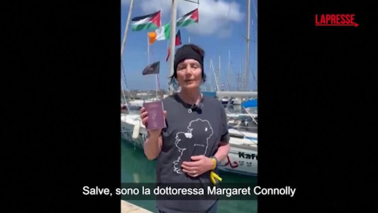 Flotilla, la sorella della presidente d'Irlanda Connolly: "Se vedete questo video, sono stata rapita da Israele"