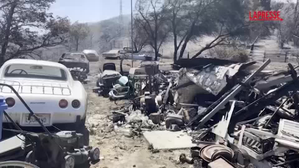 usa maxi incendio in california intere colline completamente bruciate da Lapresse.it usa maxi incendio in california intere colline completamente bruciate