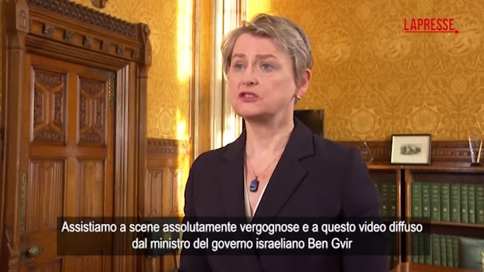 flotilla ministra esteri gb su video ben gvir vergognoso siamo profondamente sconvolti da Lapresse.it flotilla ministra esteri gb su video ben gvir vergognoso siamo profondamente sconvolti