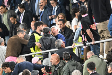 Palermo-Catanzaro, rissa in tribuna: cosa è successo