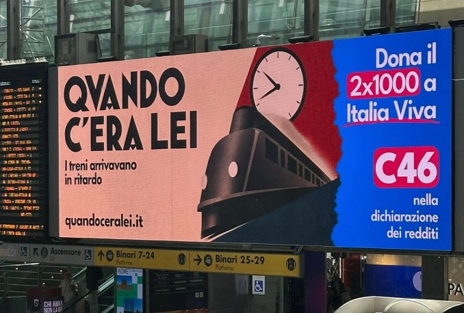 renzi campagna di italia viva in stile ventennio contro meloni quando c8217era lei8230 da Lapresse.it renzi campagna di italia viva in stile ventennio contro meloni quando c8217era lei8230