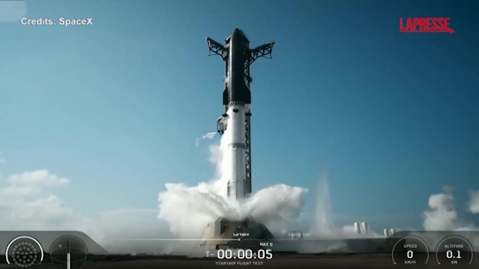 usa spacex lancia il suo razzo pi249 grande e potente le immagini spettacolari della partenza da Lapresse.it usa spacex lancia il suo razzo pi249 grande e potente le immagini spettacolari della partenza