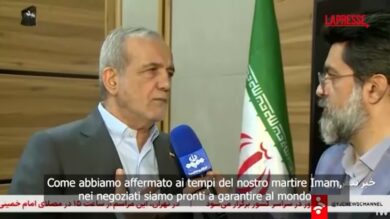 Iran, Pezeshkian: "Siamo pronti a garantire che non stiamo cercando di dotarci di armi nucleari"