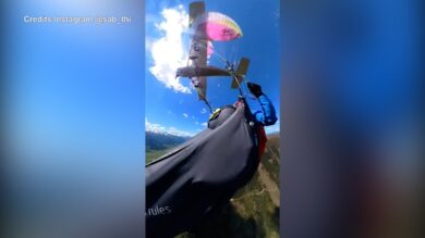 Cessna squarcia parapendio in volo in Austria, donna salva per miracolo