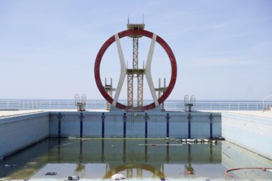 Il Kursaal la cui piscina venne progettato dall'architetto Attilio Lapadula e da Pier Luigi Nervi negli anni 50 abbandonato e danneggiato - Martedì 26 Maggio 2026 - (foto di Cecilia Fabiano/ LaPresse)