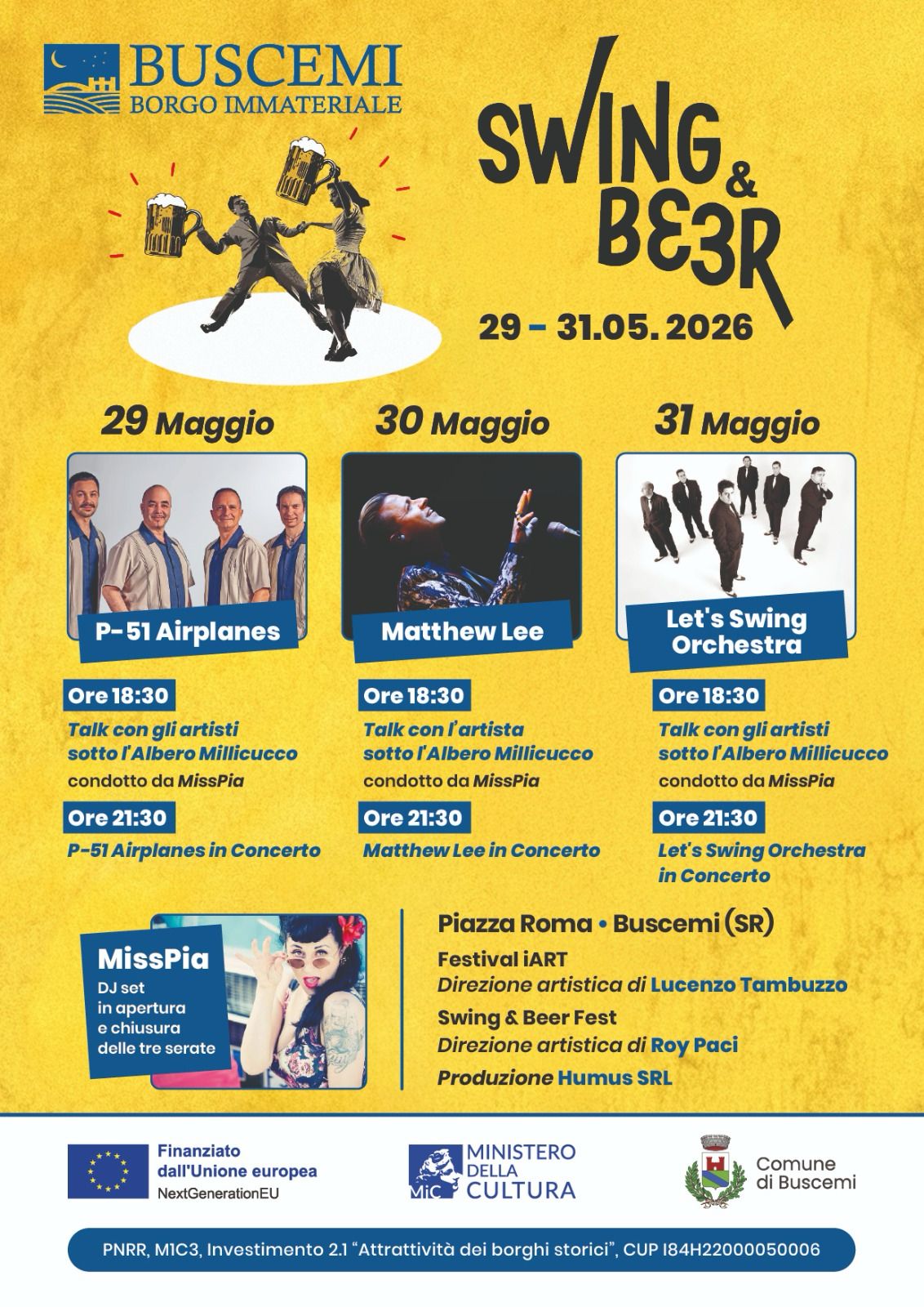 Buscemi, dal 29 al 31 maggio torna lo ‘Swing & Beer’ festival